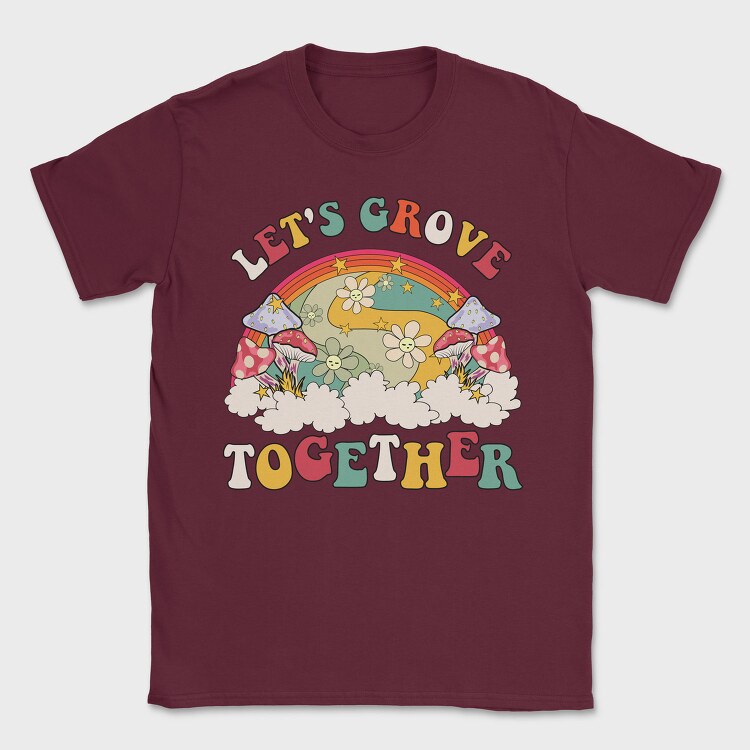 Lets Groove Together, Tricou Barbati (Unisex)