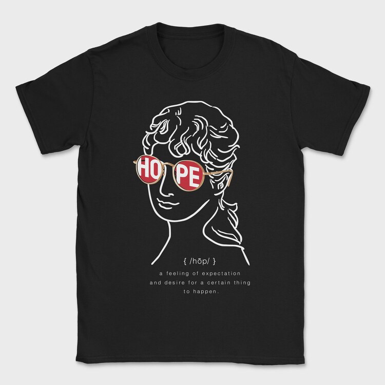 Hope In Shades, Tricou Barbati (Unisex)