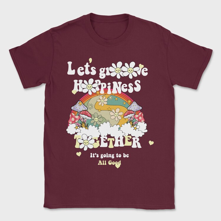 Happy Together Vibes, Tricou Barbati (Unisex)
