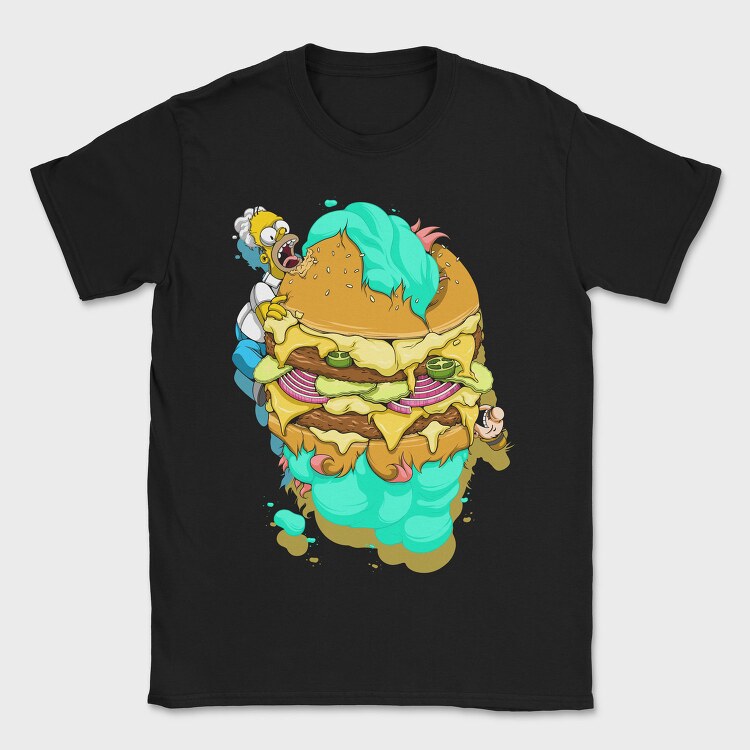Hamburger Hugger, Tricou Barbati (Unisex)