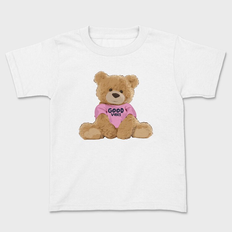 Good Vibes Teddy, Tricou Copii