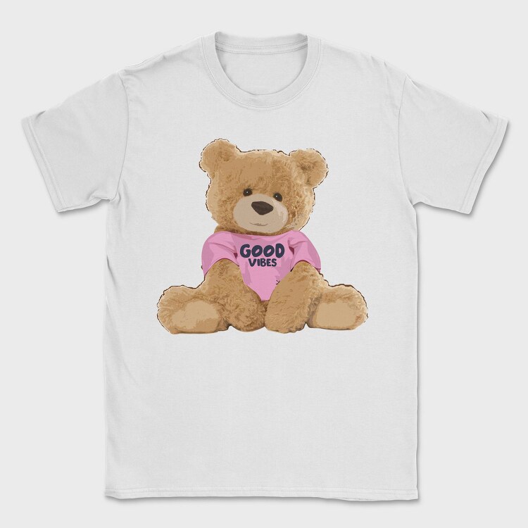Good Vibes Teddy, Tricou Barbati (Unisex)