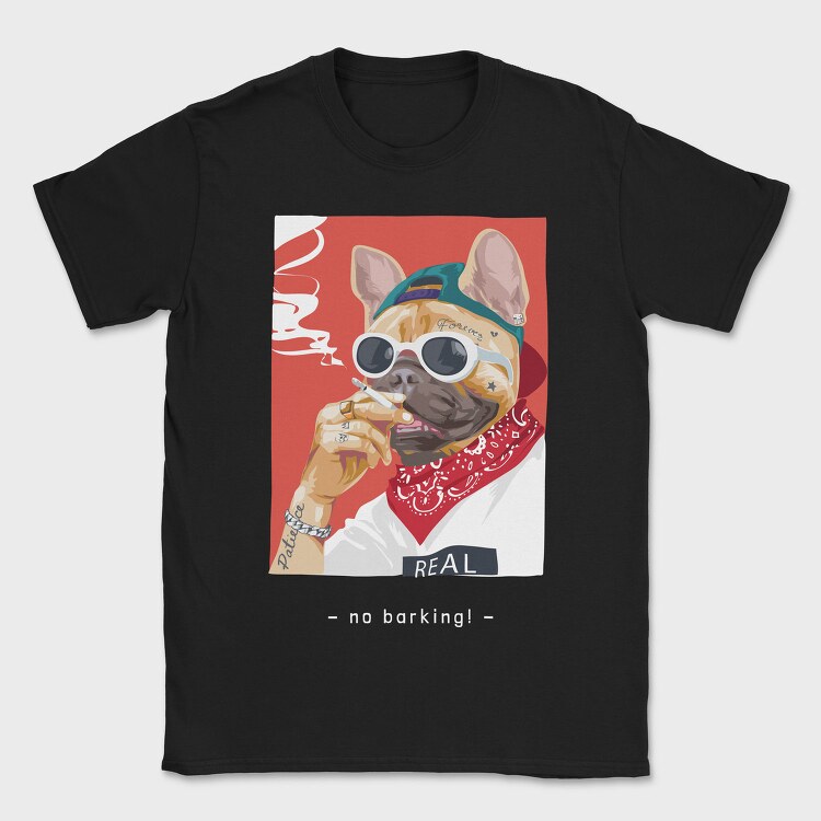 French Bulldog Cool, Tricou Barbati (Unisex)