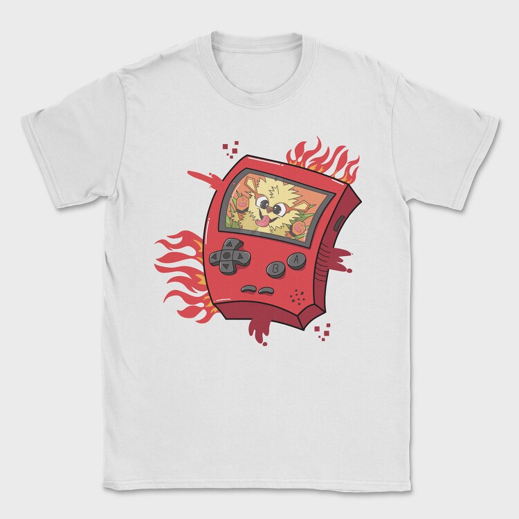 Flame Fox Arcade, Tricou Barbati (Unisex)