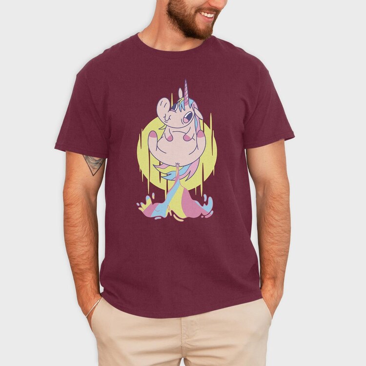 Unicorn Fly, Tricou Barbati (Unisex)