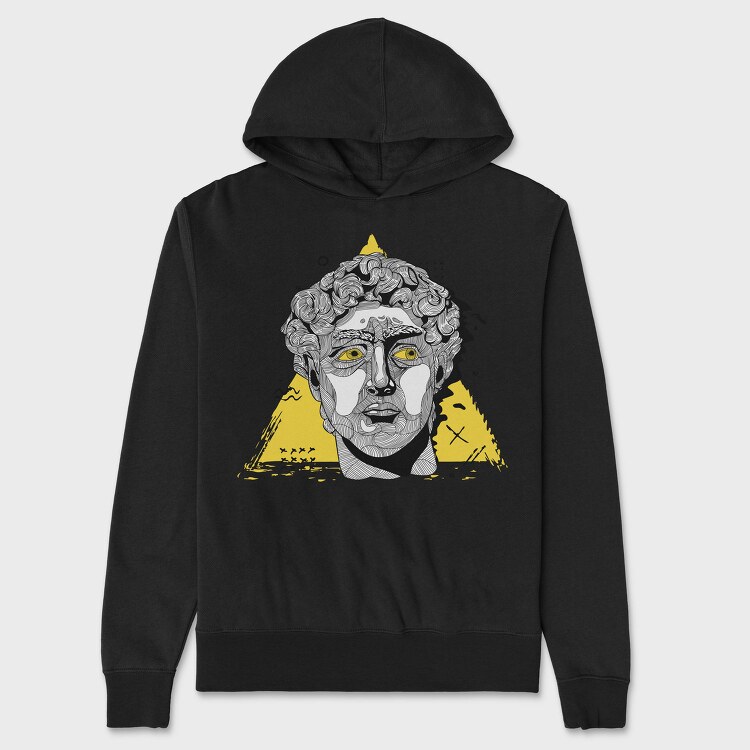 Medusas Gaze, Hanorac Oversize Barbati (Unisex)