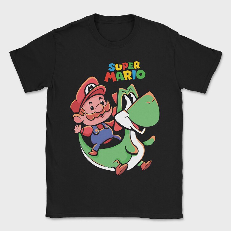 Mario Mushroom Quest, Tricou Barbati (Unisex)