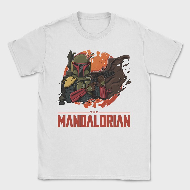 Mandalorian Warrior, Tricou Barbati (Unisex)