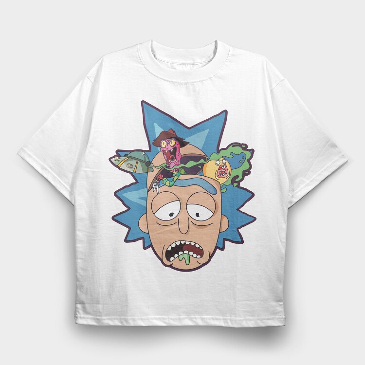 Mad Ricks Chaos, Tricou Oversize Barbati (Unisex)