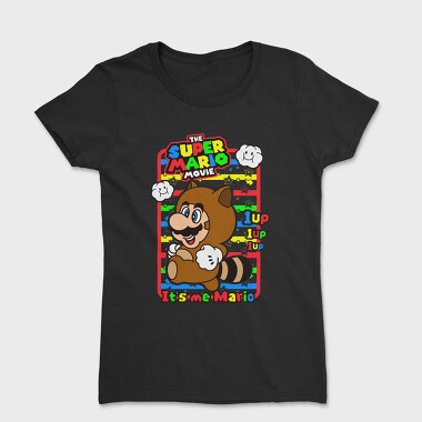 Mario Raccoon 1up, Tricou Femei