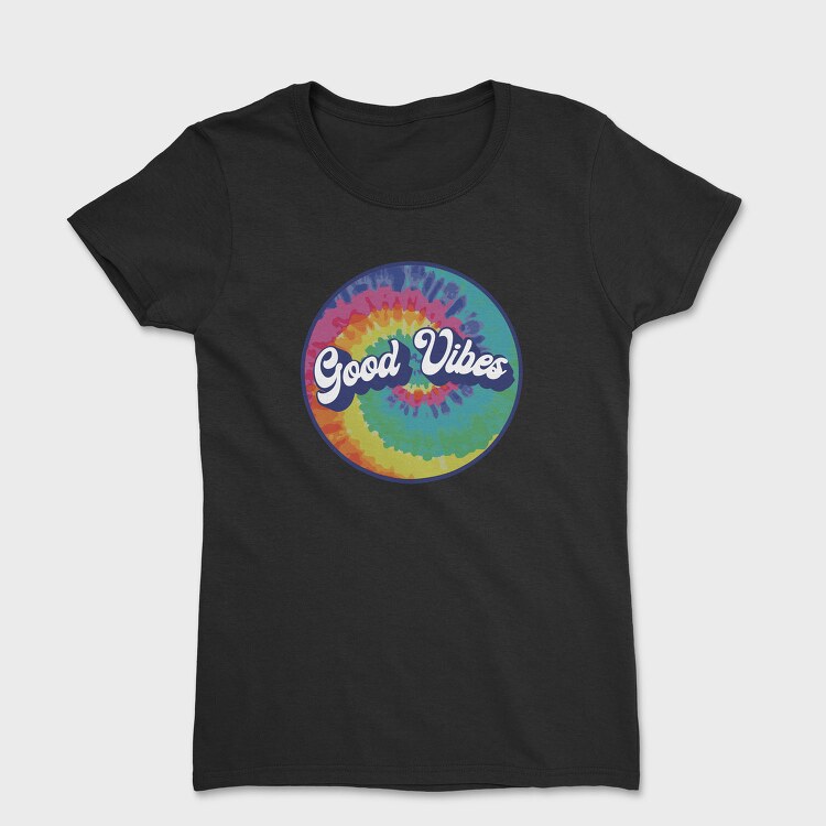 Good Vibes Circle, Tricou Femei