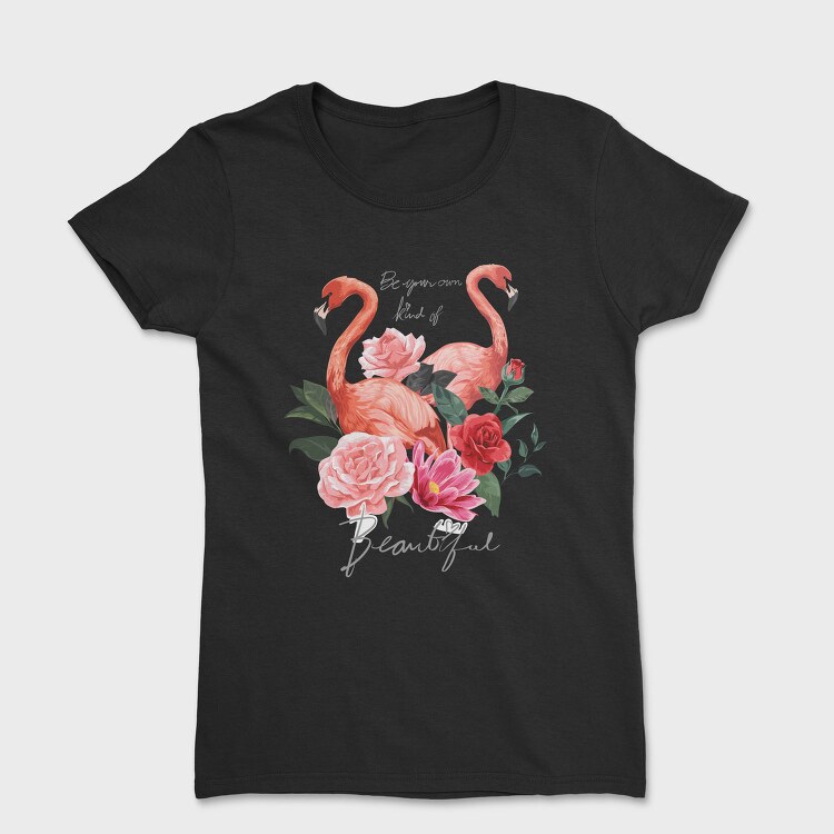 Flamingo Rose Beauty, Tricou Femei