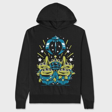 Alien Planet Explorer, Hanorac Oversize Barbati (Unisex)