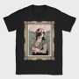 Helmeted Mona Lisa, Tricou Barbati (Unisex)