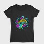Leopard Flow Floral, Tricou Femei