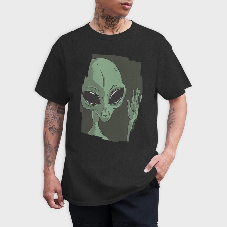 Sad Alien, Tricou Barbati (Unisex)