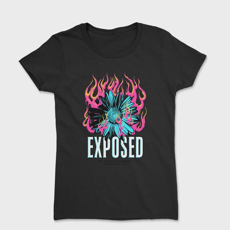 Flame Flower Exposed, Tricou Femei
