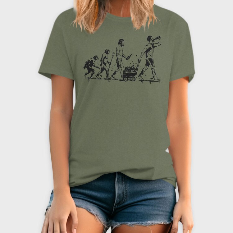 Beer Man Evolution, Tricou Barbati (Unisex)