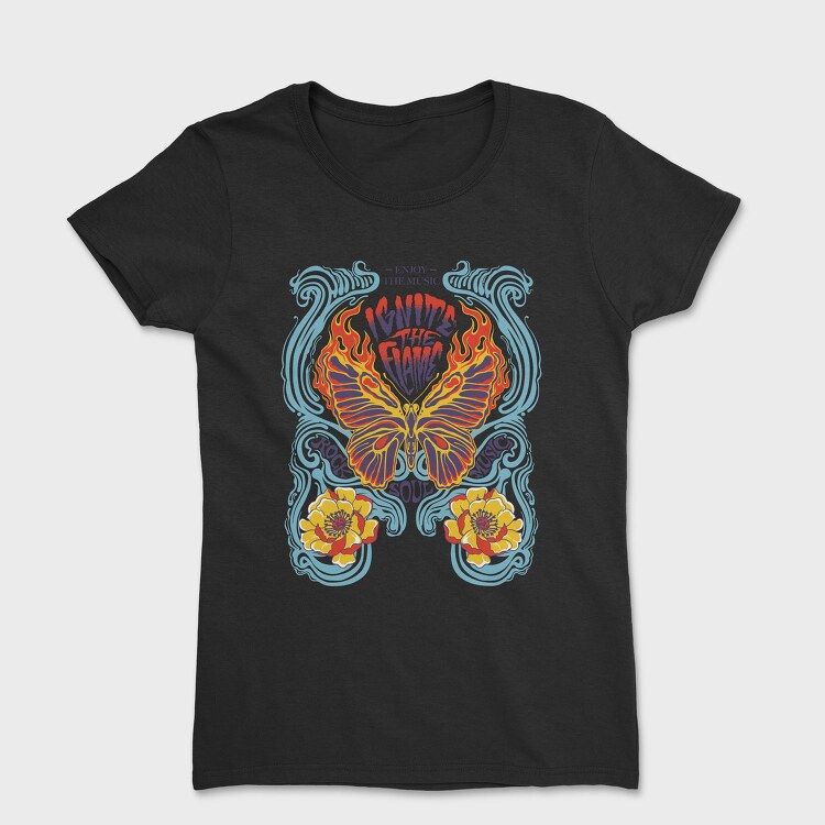 Flame Butterfly Soul, Tricou Femei