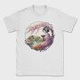 Japanese Geisha And Landscape Tea, Tricou Barbati (Unisex)