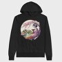 Japanese Geisha And Landscape Tea, Hanorac Oversize Barbati (Unisex)