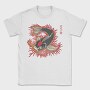 Japanese Koi Flames Fire Traditional, Tricou Barbati (Unisex)