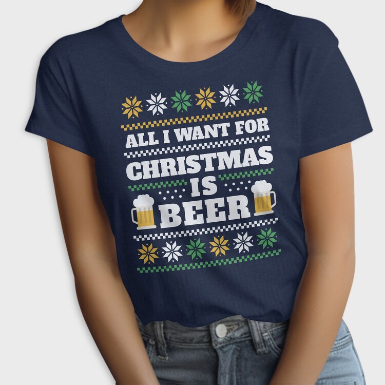 Beer Ugly Sweater 2, Tricou Femei