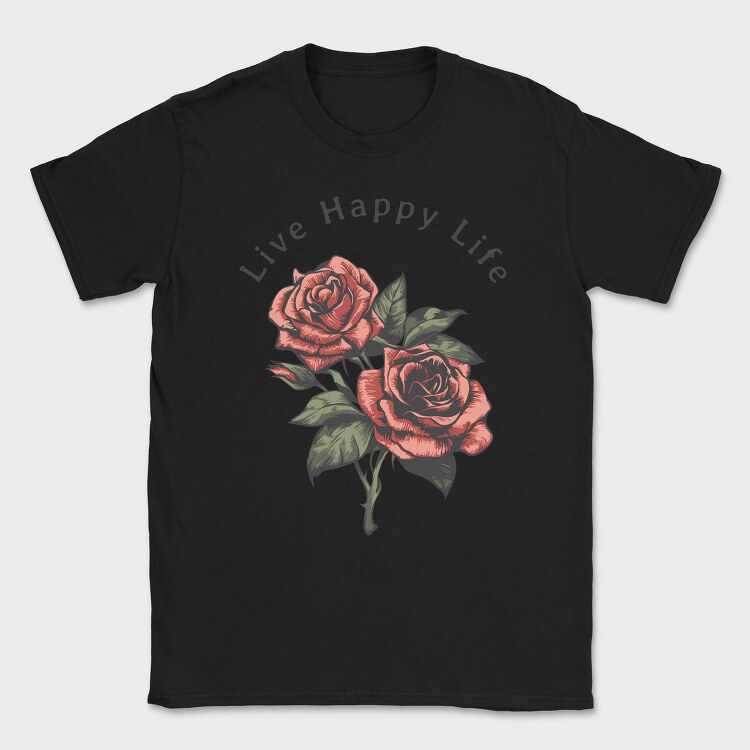 Tricou Barbati (Unisex) Imprimat digital direct in tesatura, bumbac premium 100%.