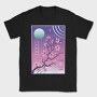 Japanese Sakura Vaporwave Tree, Tricou Barbati (Unisex)