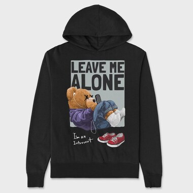 Lonely Teddy Vibes, Hanorac Oversize Barbati (Unisex)