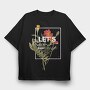 Lets Run Away, Tricou Oversize Barbati (Unisex)