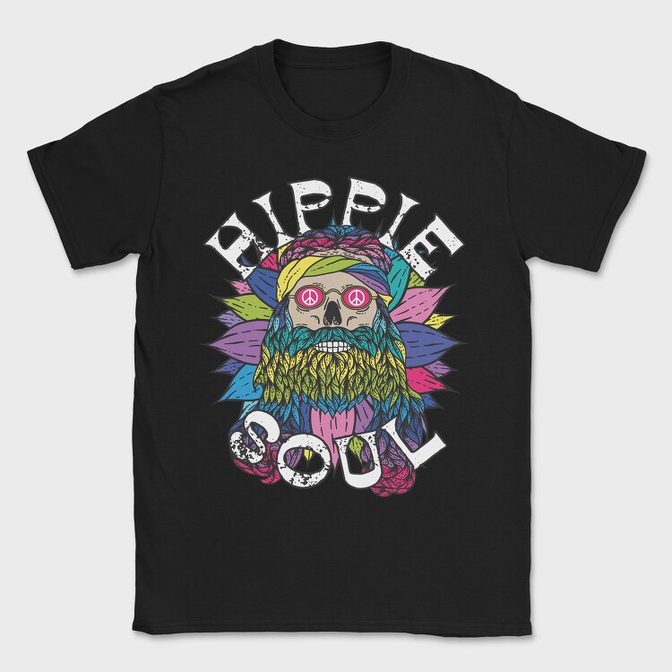 Hippie Soul Vibes, Tricou Barbati (Unisex)