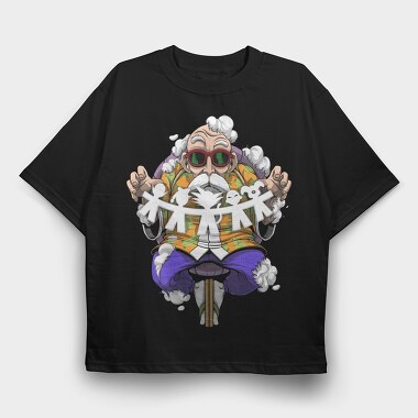 Grandma Cool Vibes, Tricou Oversize Barbati (Unisex)
