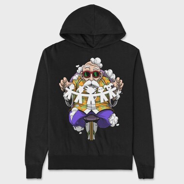 Grandma Cool Vibes, Hanorac Oversize Barbati (Unisex)