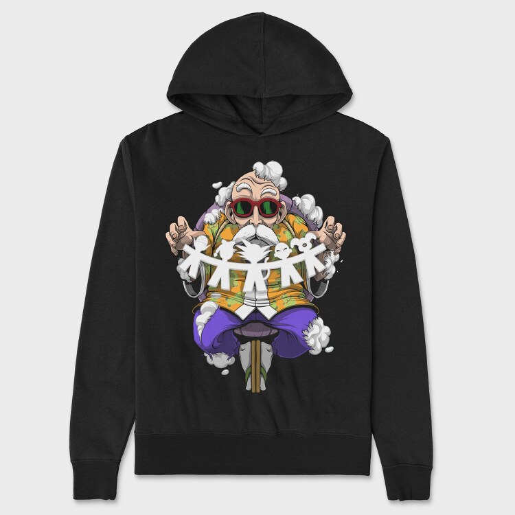Grandma Cool Vibes, Hanorac Oversize Barbati (Unisex)
