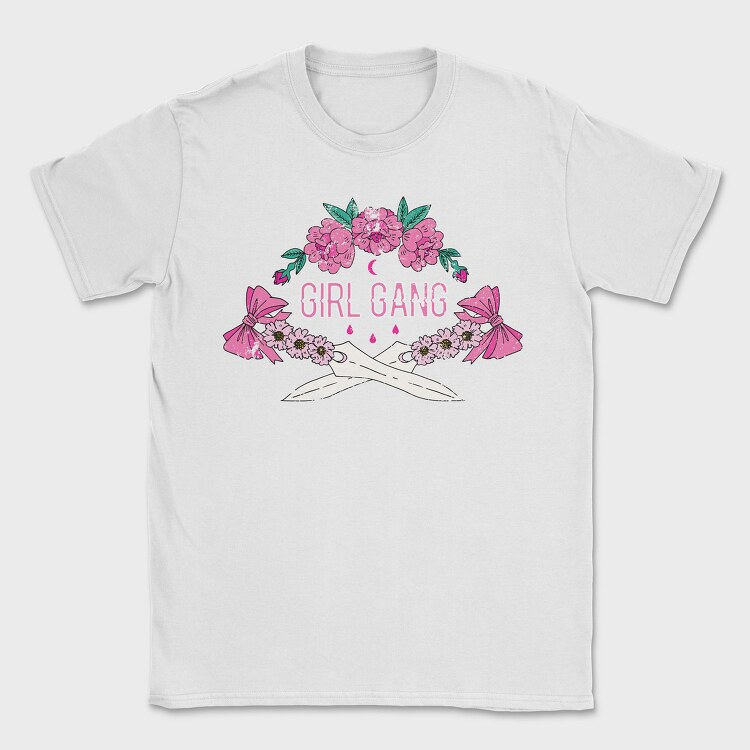 Girl Gang Blooms, Tricou Barbati (Unisex)