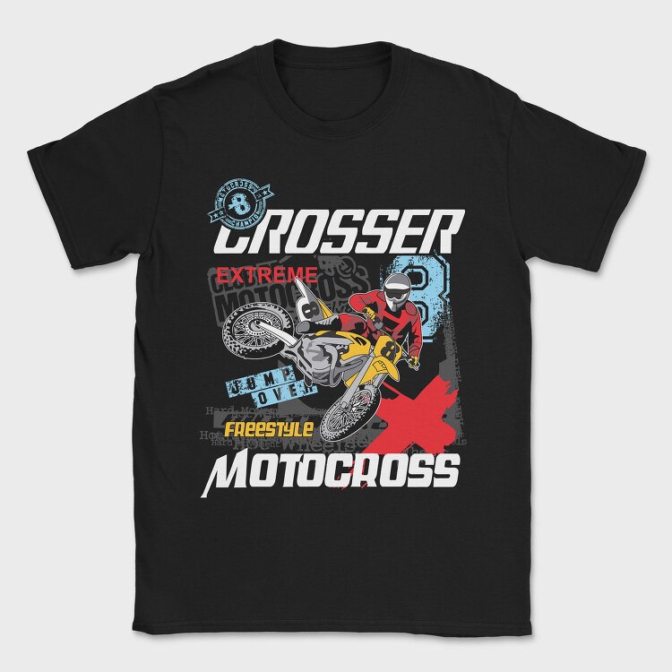 Freestyle Motocross Champ, Tricou Barbati (Unisex)