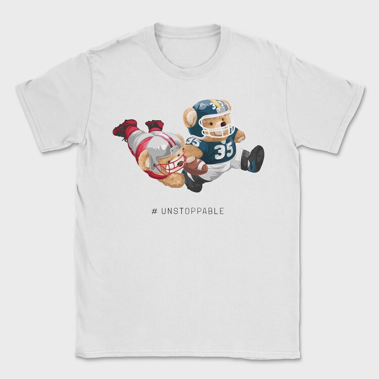 Football Bears, Tricou Barbati (Unisex)