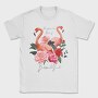 Flamingo Rose Beauty, Tricou Barbati (Unisex)