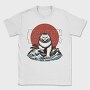 Japanese Wave Cat Catzilla, Tricou Barbati (Unisex)