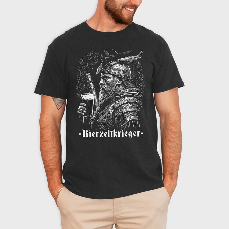 Beer Warrior, Tricou Barbati (Unisex)