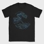 Japanese Wave, Tricou Barbati (Unisex)