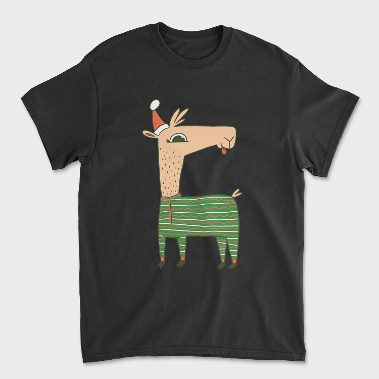Christmas Llama, Tricou Barbati (Unisex)