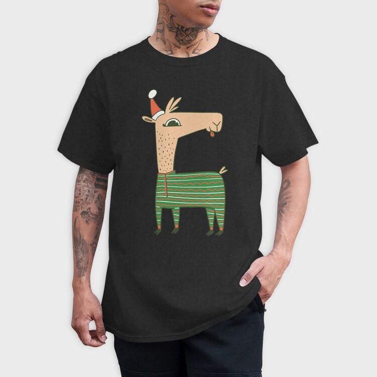 Christmas Llama, Tricou Barbati (Unisex)