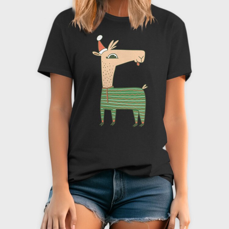 Christmas Llama, Tricou Barbati (Unisex)