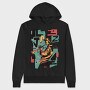 Jazz Musician Abstract Music, Hanorac Oversize Barbati (Unisex)
