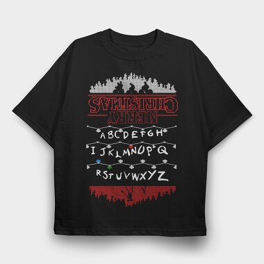 Christmas Pixel Art, Tricou Oversize Barbati (Unisex)