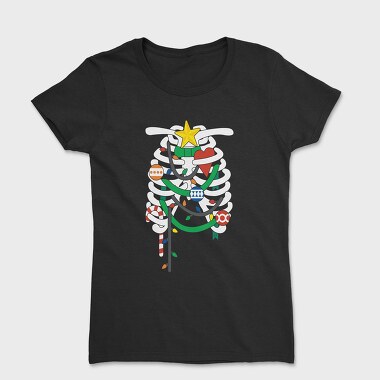 Christmas Lights Tree, Tricou Femei