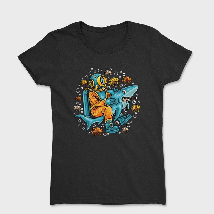 Dive Shark Dreams, Tricou Femei