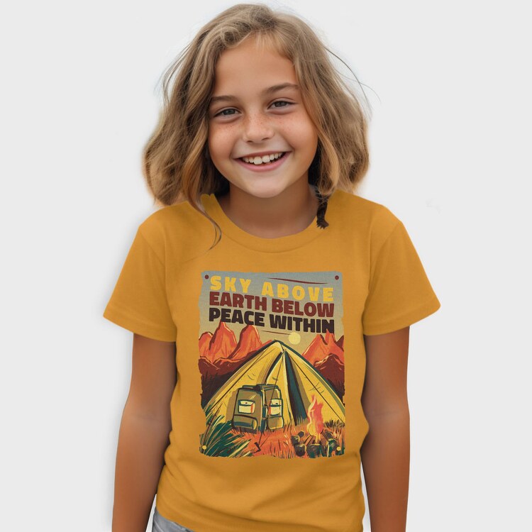 Camping Sky Above, Tricou Copii